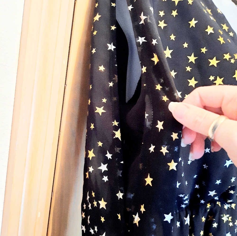 Lulu's Star Cold Shoulder Wrap Top - Picture 7 of 8